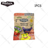 Fuggler original blind box keychain pendant, funny ugly monster collectible figure in collaboration model doll design