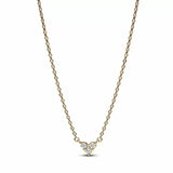Silver heart pendant necklace with zircon circle charm, stylish jewelry piece for women, perfect for DIY charms and gifts