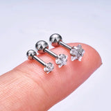 Stainless steel heart stud earrings set by HSF Marketplace for everyday wear