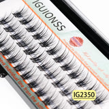 Lash Clusters DIY Individual Eyelash Extensions Natural Wispy Cluster Lashes C D Curl Multi Style At Home IGUIONSS