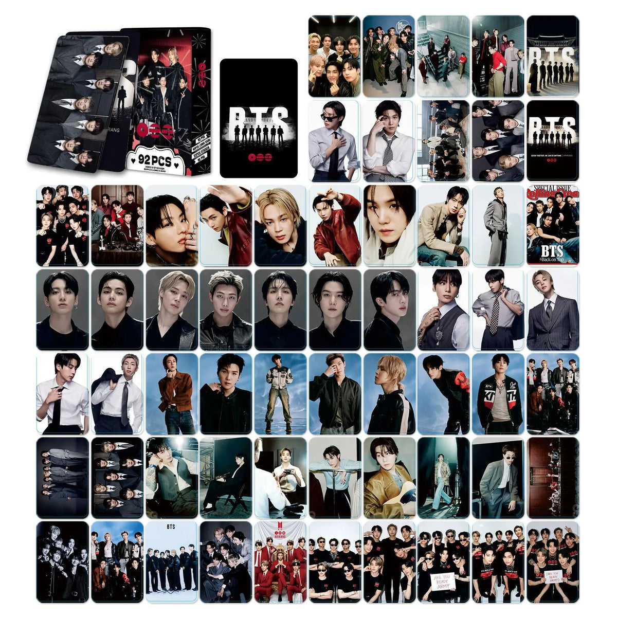 BTS Lomo Cards Set with 92 HD photo cards for K-culture fans by HSF Marketplace