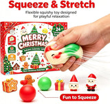 HSF Marketplace 2026 dumpling squishy advent calendar with 24 mini sensory toy figures for Christmas countdown