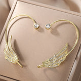 Luxury crystal tassel clip earrings for women, sparkling drop design by HSF Marketplace