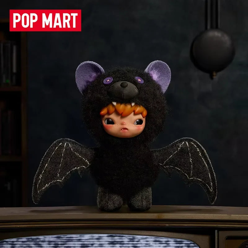 POP MART Hirono After Dark Series plush doll pendant collectible figure ornament in mystery blind box packaging