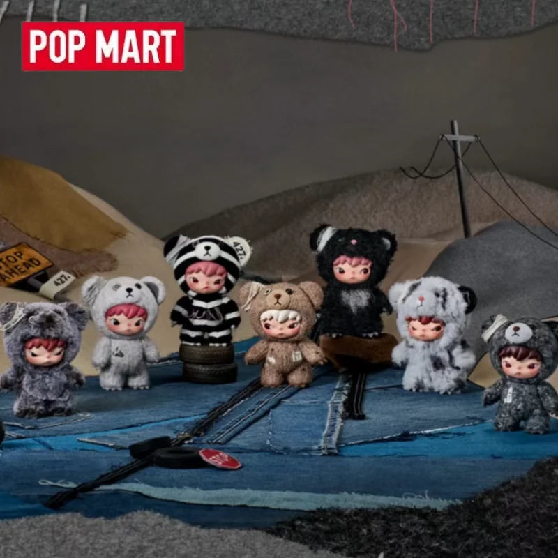 POP MART Hirono Road Journal plush doll pendant blind box collectible figure, kawaii anime design