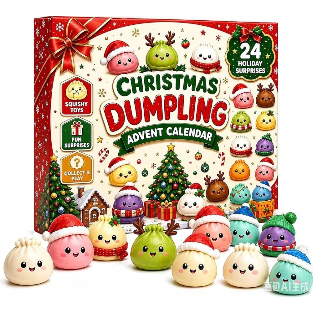 New Glitter Dumpling Colorful Simulation Steamed Bun Decompression Toy for Anxiety Squishes Stress Balls 2026 Viral Fidget Toy