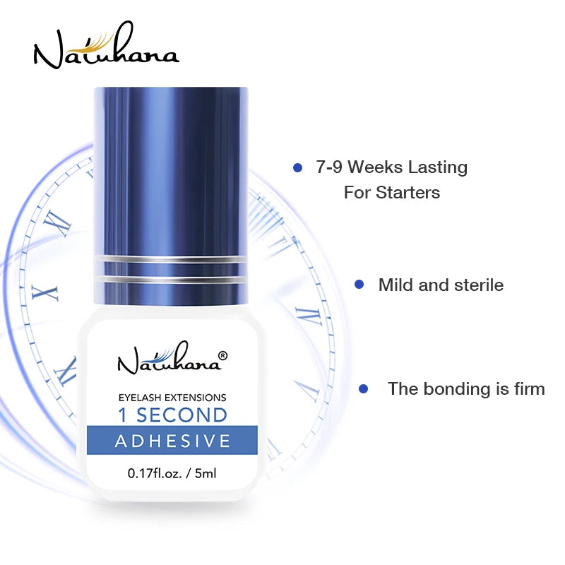 Professional 5ml 0.3S 0.5S 1S 2S 3S Eyelash Glue Fast Drying Strong False Eye Lash Extension Glue Adhesive