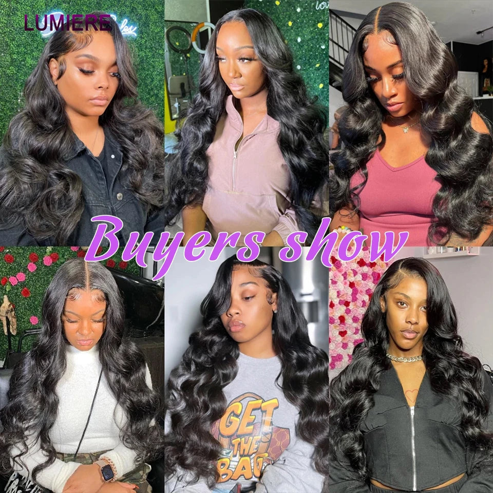 Peruvian 3/4 Bundles Human Hair With Closure Frontal HD Transparent Virgin Raw Human Hair Bundles With Closure Natural Black