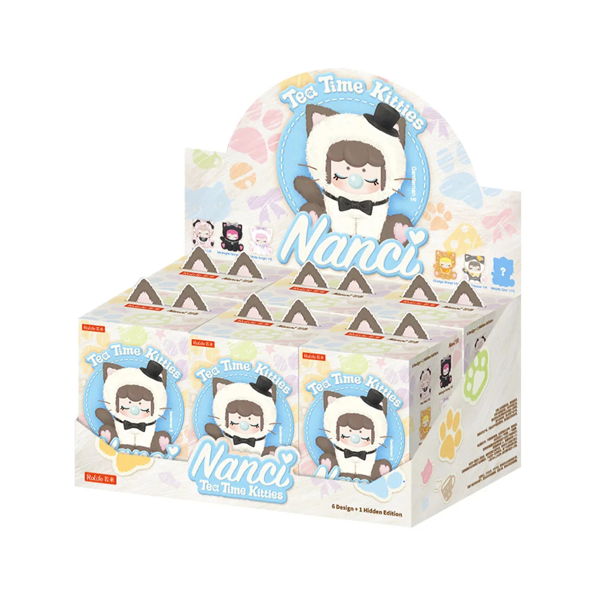 Rolife Nanci’s Tea Time Kitties plush blind box collectible figure toy from HSF Marketplace