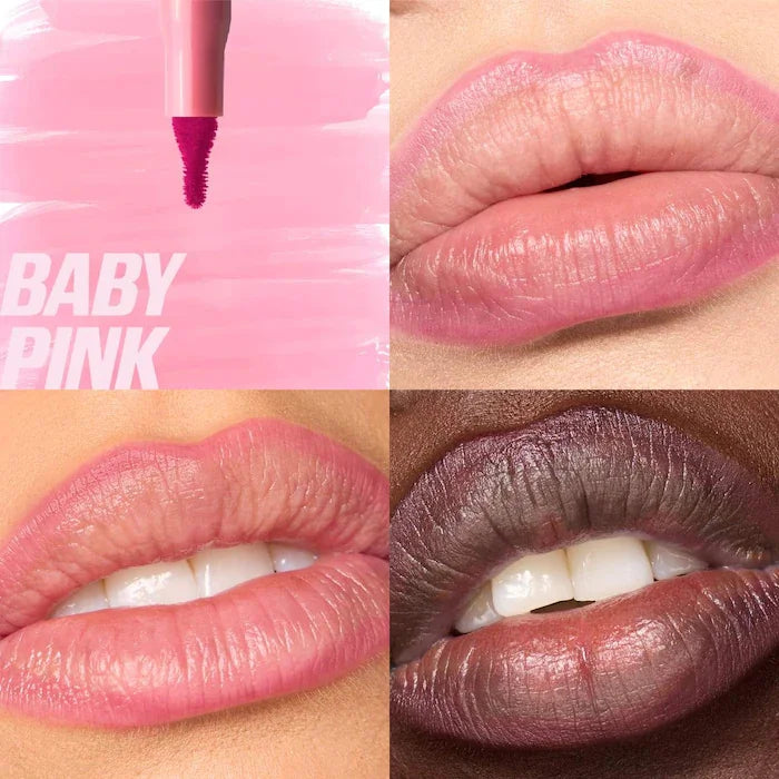 Waterproof matte lipliner pencil in red by HSF Marketplace, long-lasting, moisturizing lipstick with a velvety finish and eight color options.