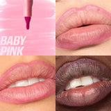 Waterproof matte lipliner pencil in red by HSF Marketplace, long-lasting, moisturizing lipstick with a velvety finish and eight color options.