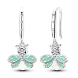 Hypoallergenic CZ zircon hoop earrings in 925 sterling silver by HSF Marketplace