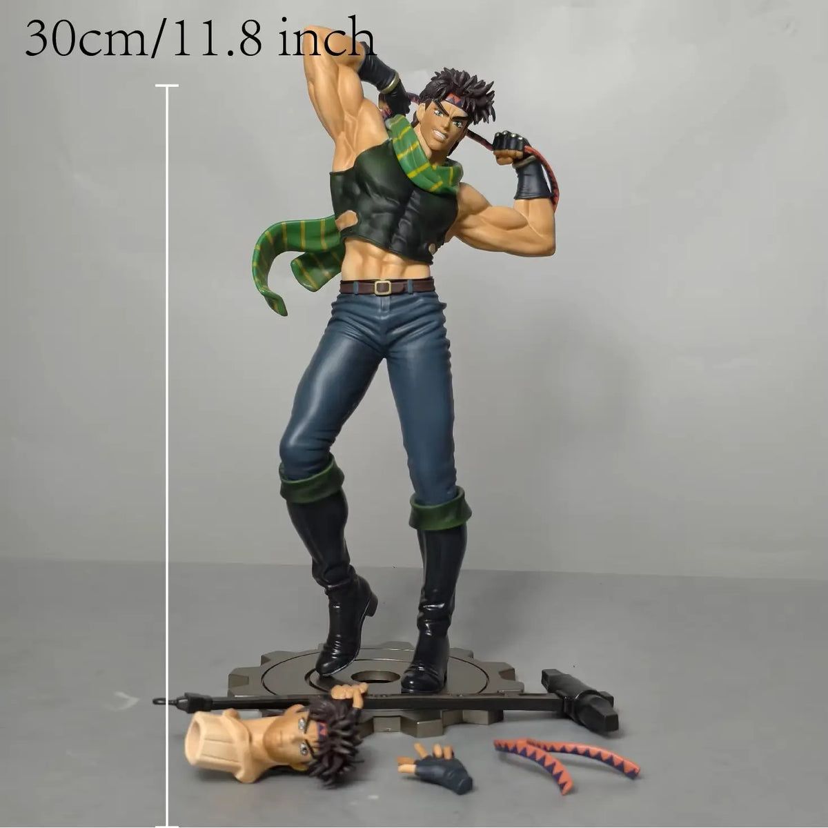 30cm anime Josef Joestar PVC statue figure displayed as a desktop ornament and collectible model