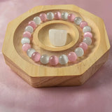 Love Magic Bracelet Y2KCute Cat Eye Handmade Beads Prosperity and Love & Show Love Chakra Jewelry Elegant Bohemian-style Jewelry