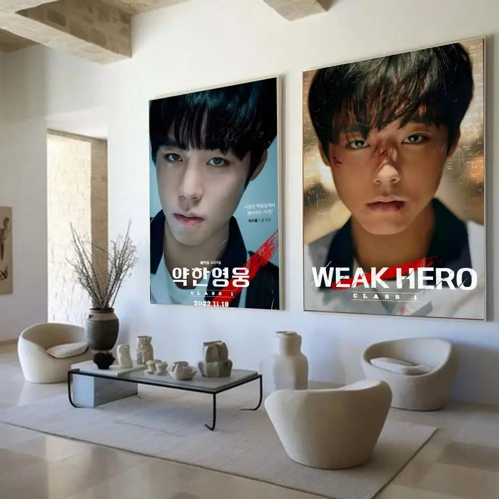 Weak Hero Class 1 Korean poster for stylish home decor, featuring K-culture artwork by HSF Marketplace