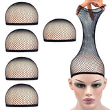 Mesh Wig Cap Nylon Hair Net New Stretchable Elastic Hairnets Fashion Mesh Weaving Wig Caps for Women Making Wig