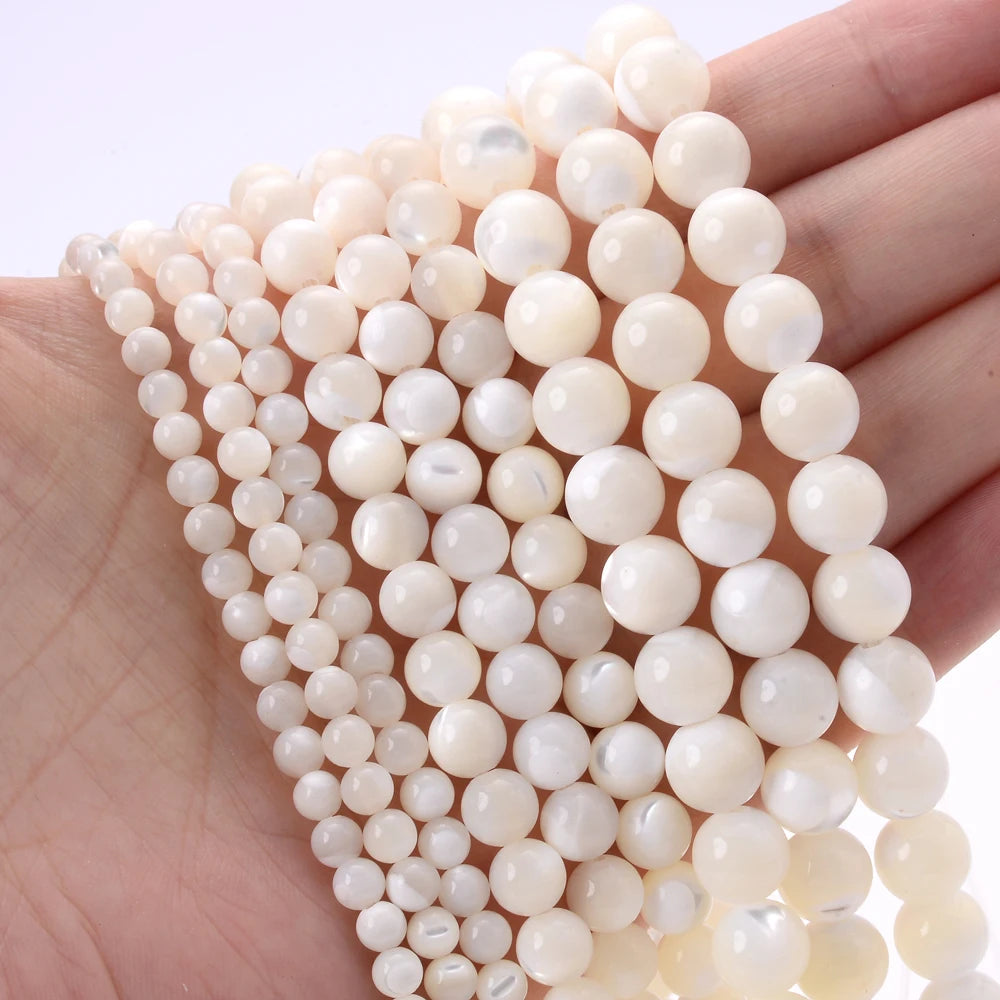 Natural freshwater shell pearls for jewelry making beads by HSF Marketplace