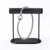 2026 New 925 Silver Star Love Double Color Beaded Bracelet for Women's Valentine's Day DIY Fashion Jewelry Gift