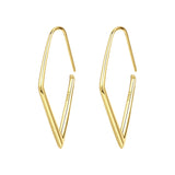 925 sterling silver 18K gold-plated cherry blossom butterfly hoop earrings for women