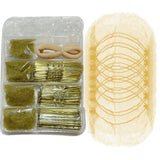 Rubber Band Hair Ties, Invisible Hair Nets Set, U-shaped Clips, Straight Clips, Boxed Rubber Bands, Hair Rings