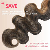 Highlight Human Hair Bundles with Closure Body Wave Ultra Thick F1B/27 Honey Blonde Ombre Raw Hair Bundles with 4x4 Lace Closure
