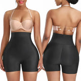 Women's padded seamless butt lifter shaper shorts with hip pads and high waist design, HSF Marketplace body shapewear
