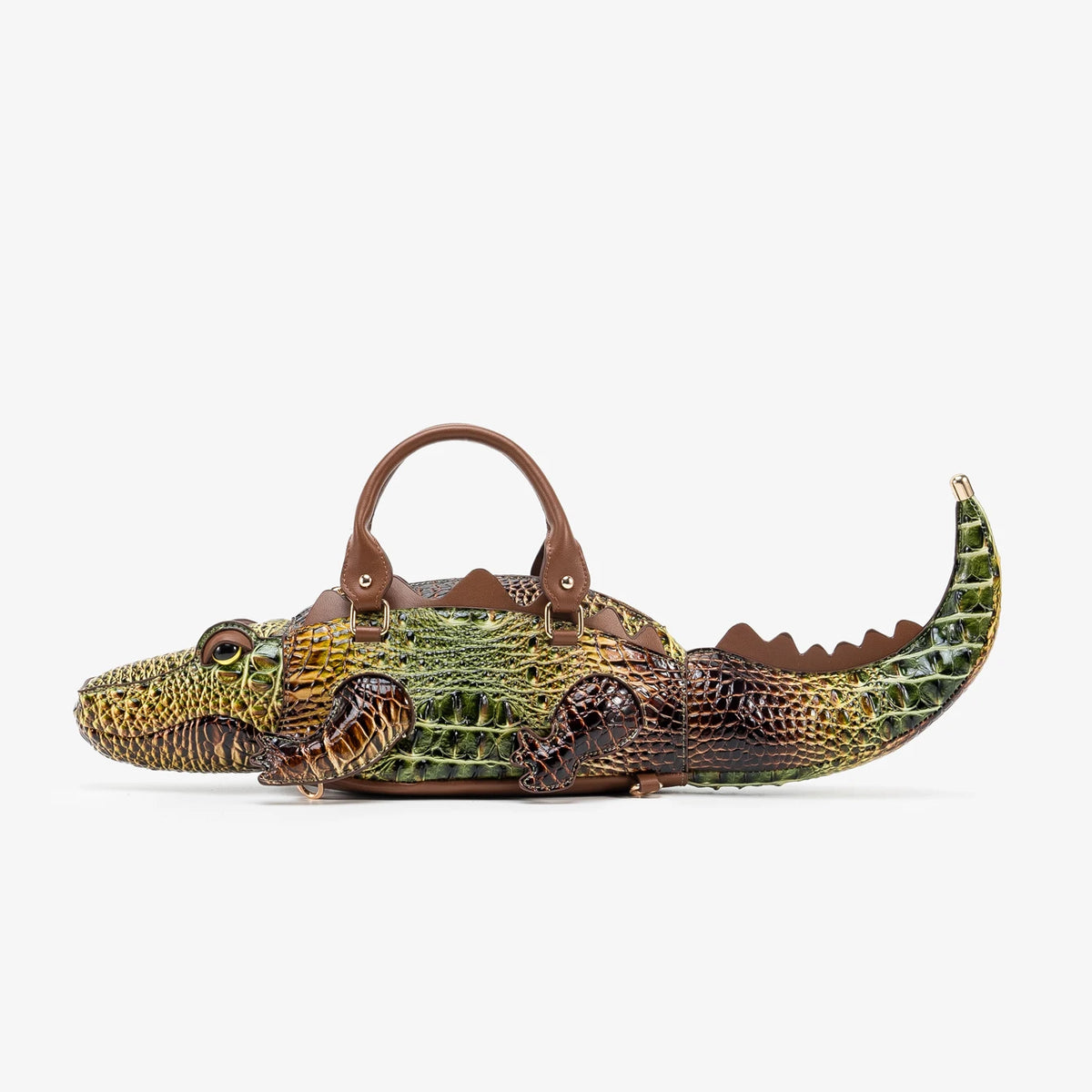 Luxury designer women's handbag by HSF Marketplace, handmade PU leather purse with a funny-shaped shoulder bag design.