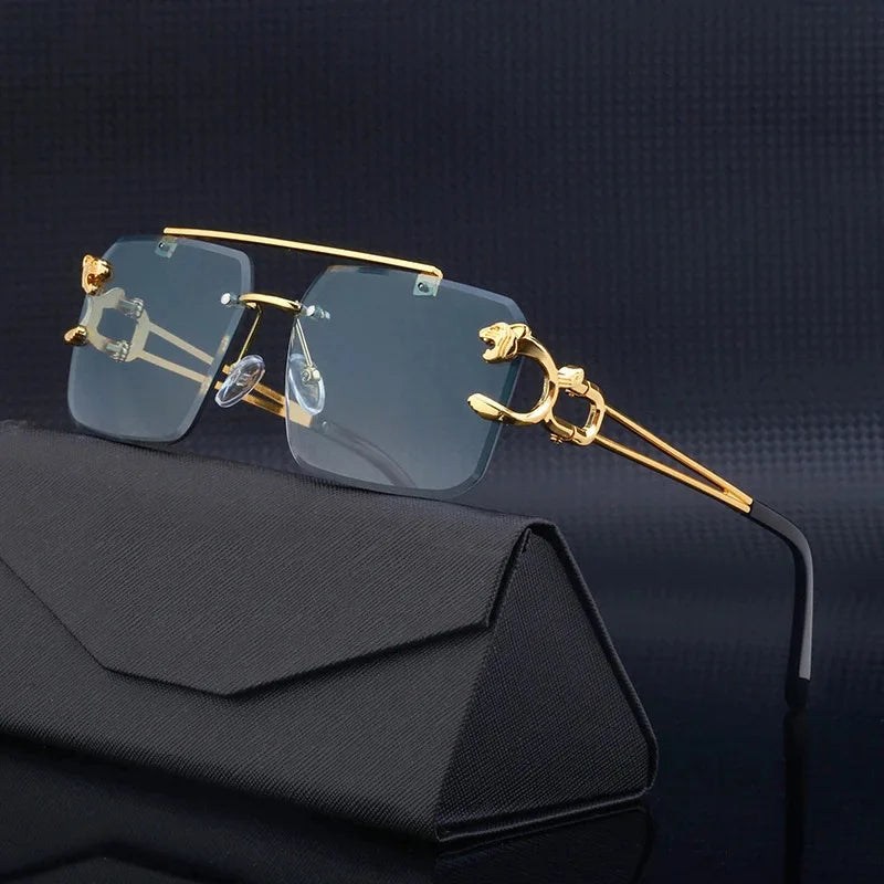 Trendy square HSF Marketplace sunglasses for men and women with UV400 protection