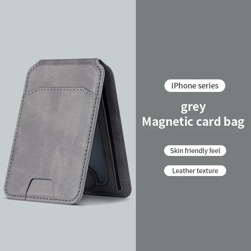 Magnetic leather wallet case for iPhone 16, 15, 14, and 13 Pro Max by HSF Marketplace