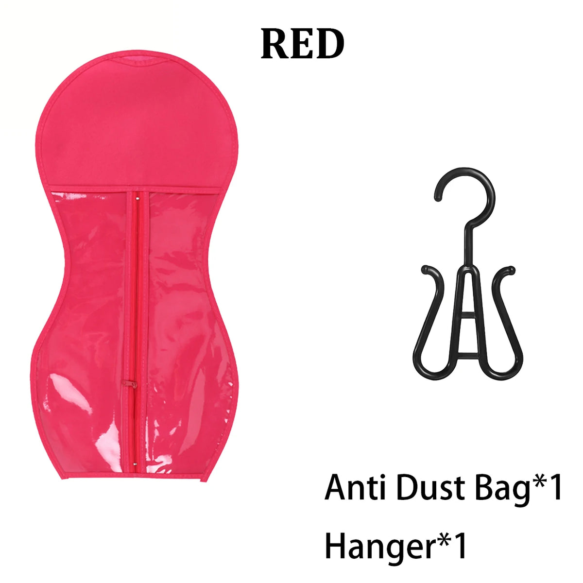 Wig Storage Portable Wig Bags Storage With Hanger Hair Extension Holder For Styling Wig Storage Bags Wig For Home & Travel