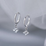 925 sterling silver leaf earrings for women, delicate trendy jewelry design