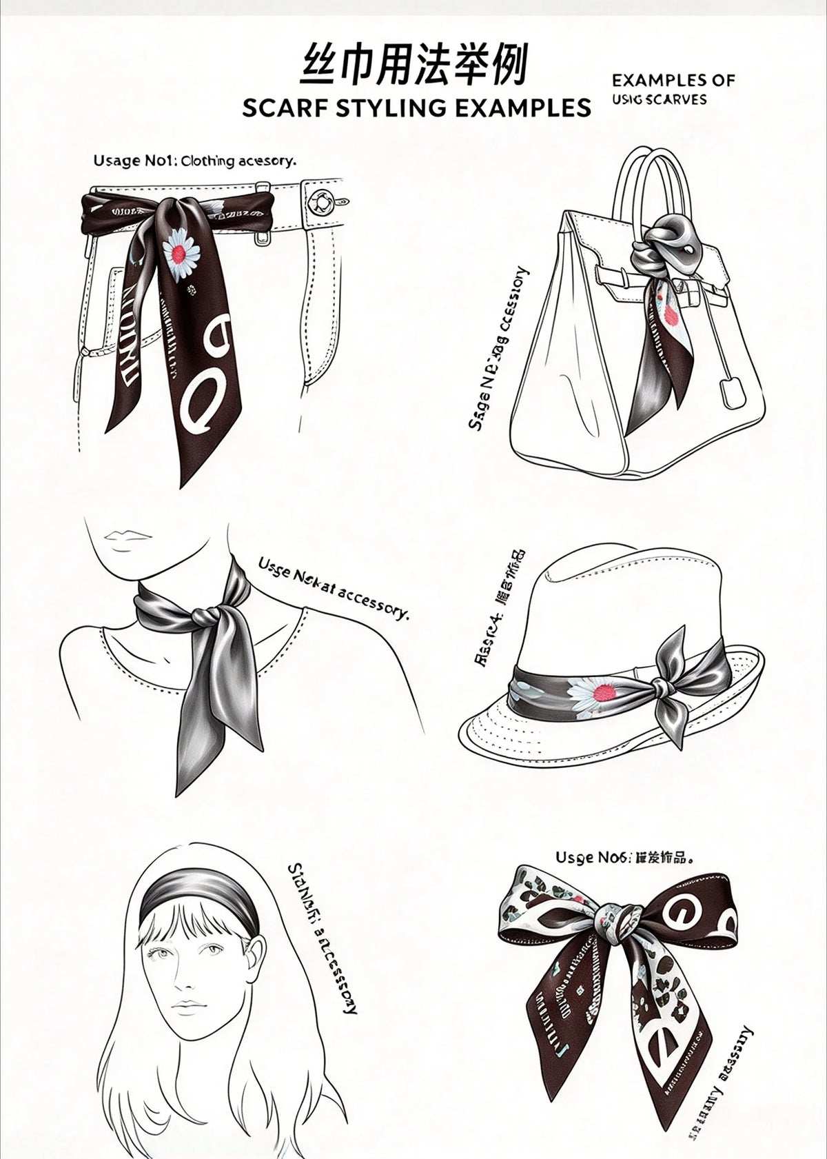 Blackpink World Tour multi-use skinny scarf, K-pop fan accessory by HSF Marketplace