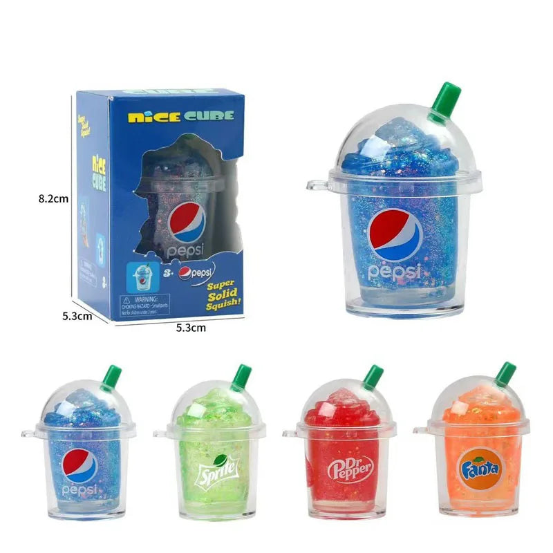 2026 New Schylling NeeD Doh Bilnd Box Stress-relief drink cup Sensory Squeeze Toy Stress Relief Snowball For Focus ADHD