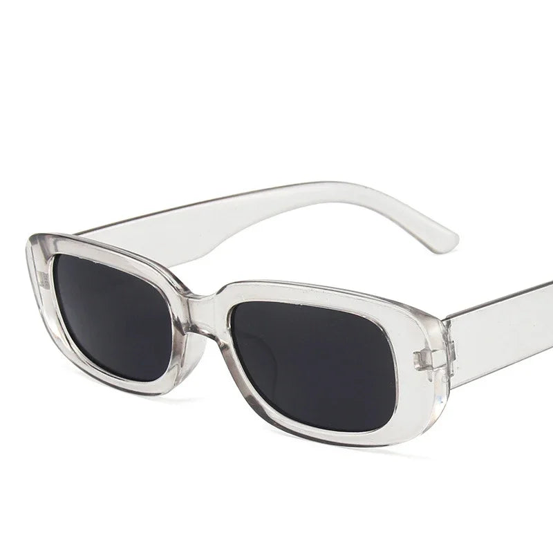 HSF Marketplace retro small rectangle sunglasses, vintage female eyewear with UV400 protection