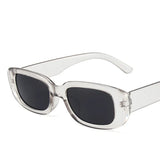 HSF Marketplace retro small rectangle sunglasses, vintage female eyewear with UV400 protection