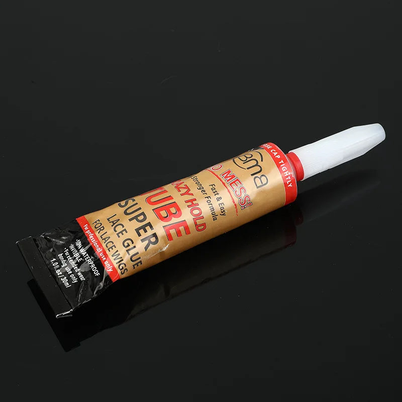 BMB Super Lace Wig Glue 12ml/30ml Waterproof Invisible Wig Adhesive, Strong Hold for Lace Front & Hairpieces, Professional