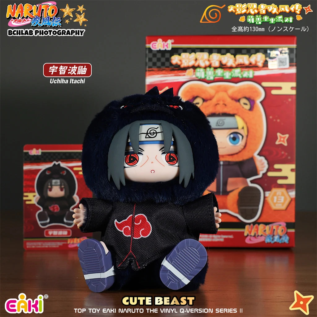 TOPTOY EAKI Naruto sit-in party blind box figure featuring Jiraiya, Orochimaru, or Tsunade collectible character figure