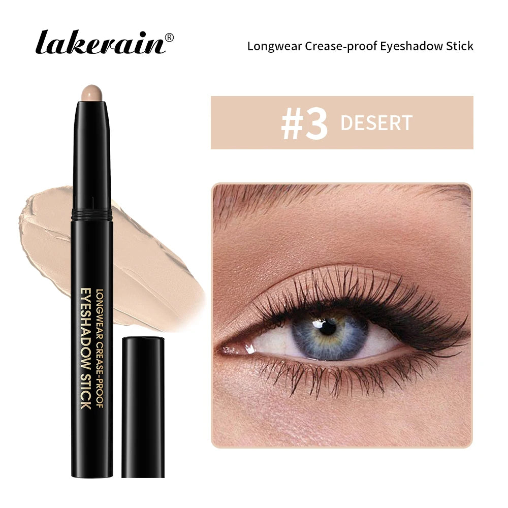 Matte and shimmer waterproof metallic glitter eyeshadow liner sticks and highlighter pencils for eyes