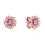 925 sterling silver sparkling herbarium cluster heart halo stud earrings for women by HSF Marketplace