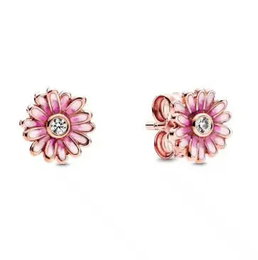 925 sterling silver sparkling herbarium cluster heart halo stud earrings for women by HSF Marketplace