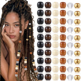 Multicolor hair rings and beads set for creative dreadlocks styling by HSF Marketplace