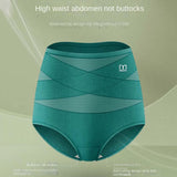 High waist postpartum body shaper shapewear seamless underpants with tummy control waistband