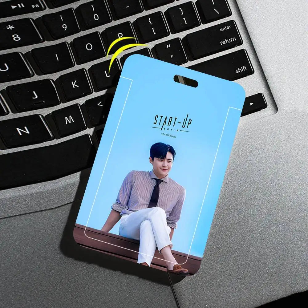 Korean drama ID card sleeve with lanyard, HSF Marketplace K-culture merch for easy access