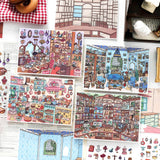Kawaii girl's 3D space sticker by HSF Marketplace for creative scrapbooking and sticker therapy