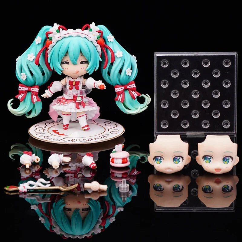 Hatsune Miku 10cm strawberry edition anime collectible figure with colorful details for collectors