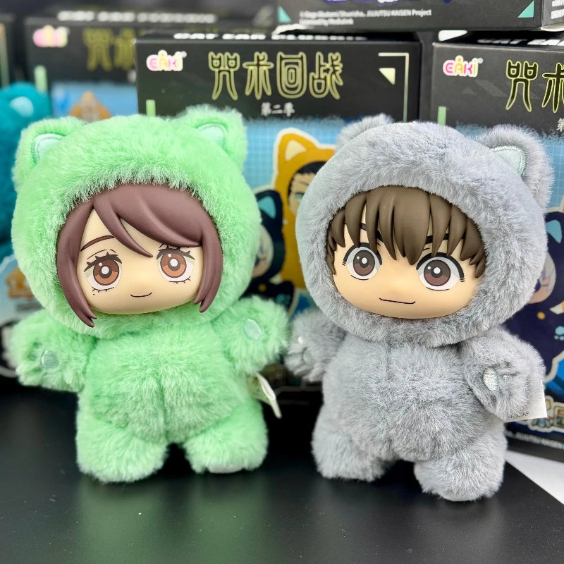 Jujutsu Kaisen 2 cat ear plushie series blind box mystery box kawaii anime plush doll collectible figure