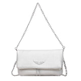 Small square crossbody bag for women with retro chain design by HSF Marketplace