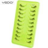 Natural full 3D false eyelashes by HSF Marketplace for a dramatic cat eye look