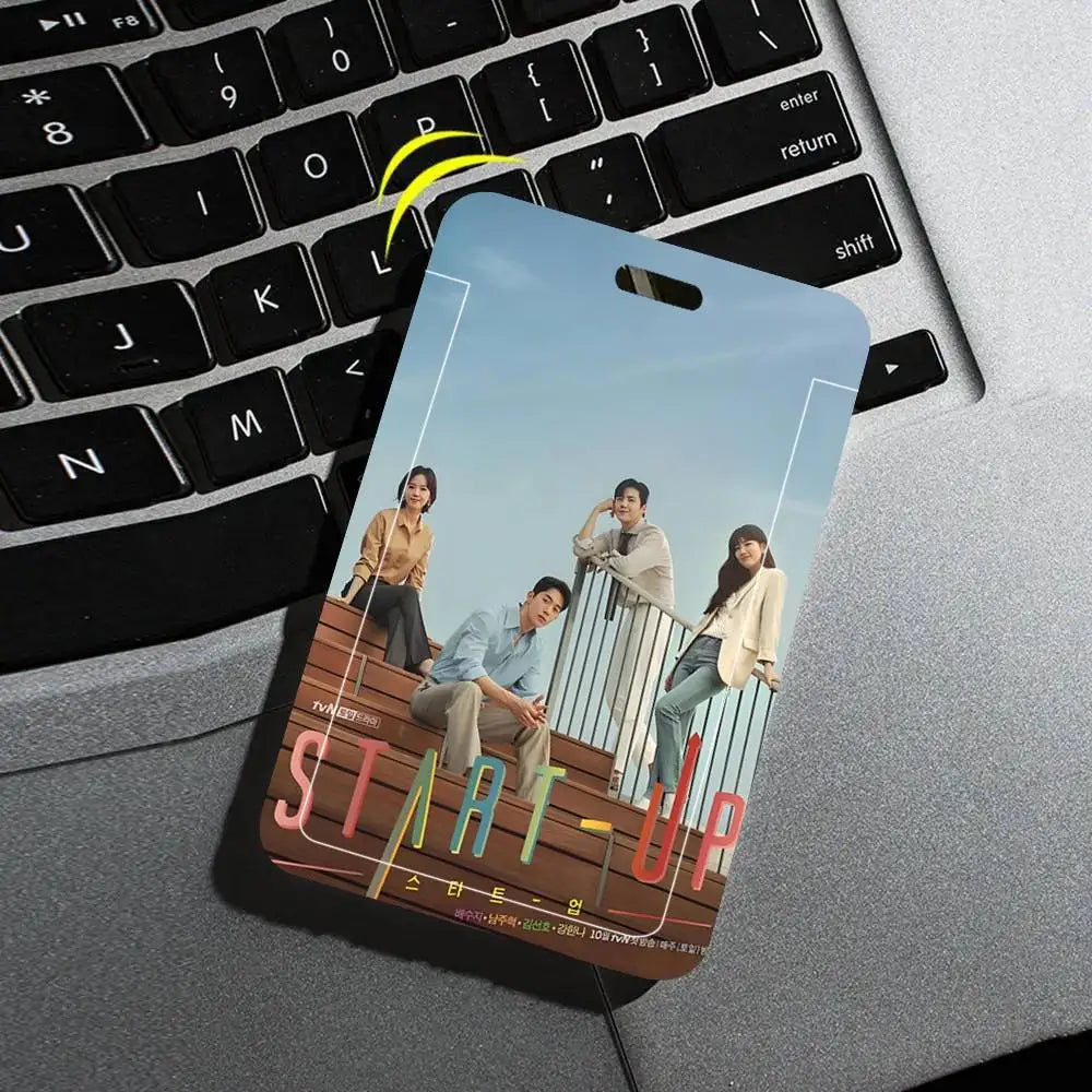 Korean drama ID card sleeve with lanyard by HSF Marketplace for easy access