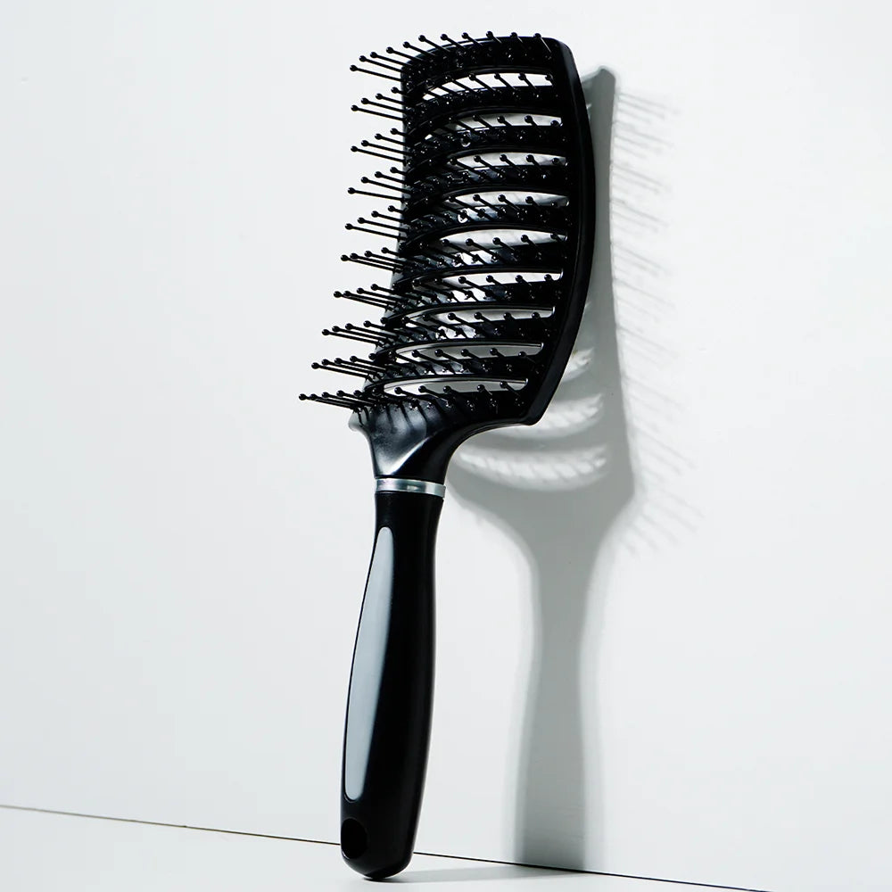 Hair Brush Hair Comb Detangling Hair Brush Bristle&Nylon Women Wet Massage Comb Curly Hairdressing Salon Styling Tools